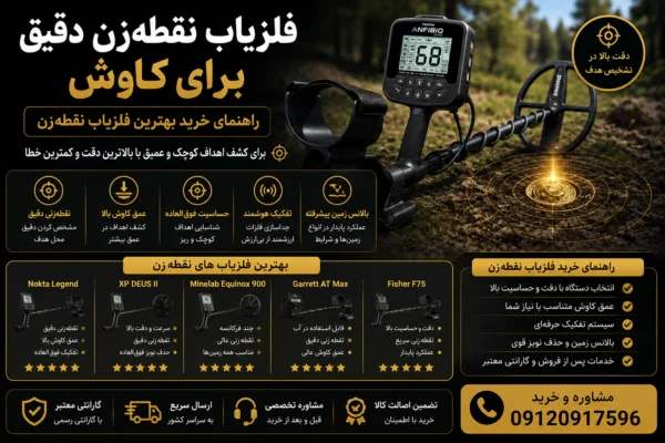 فلزیاب نقطه زن دقیق برای کاوش