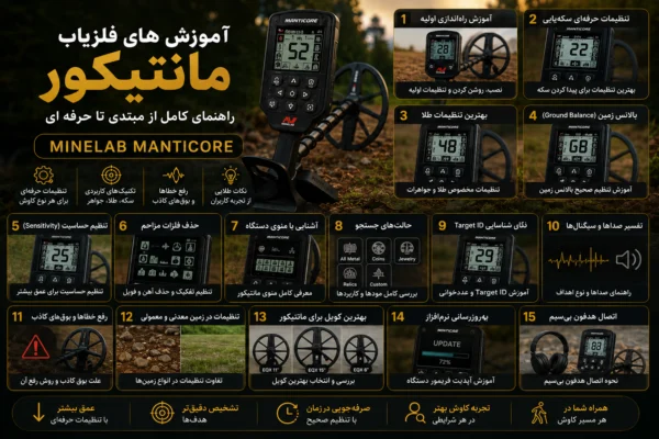 آموزش فلزیاب مانتیکور (Manticore)