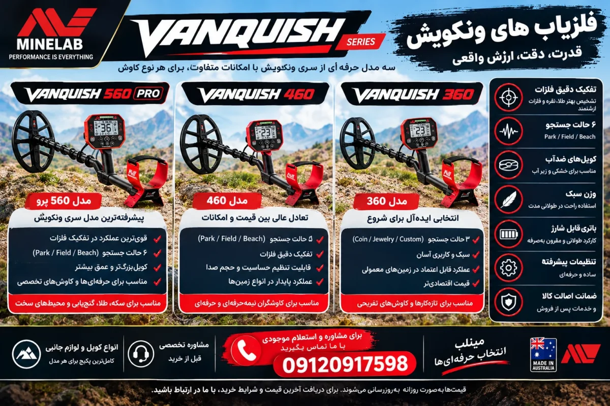 قیمت ونکویش 560 پرو و 460 و 360 ماینلب