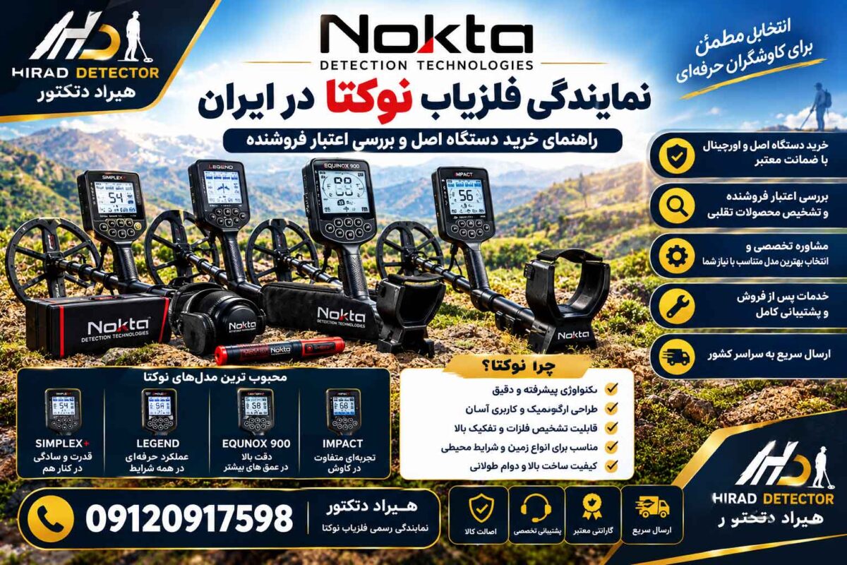 نمایندگی فلزیاب نوکتا در ایران
